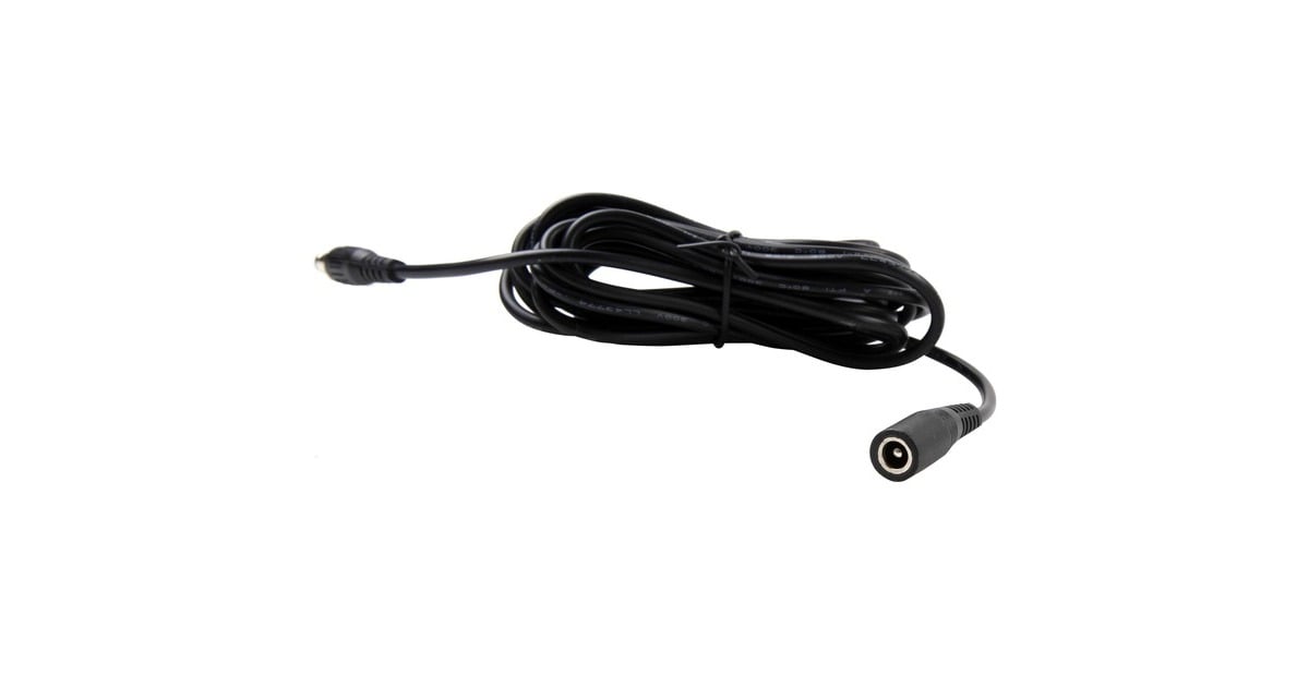 FoscamVoeding verlengkabel  (Zwart, 5 meter, 5V, stekker 3.5 x 1,35 mm)