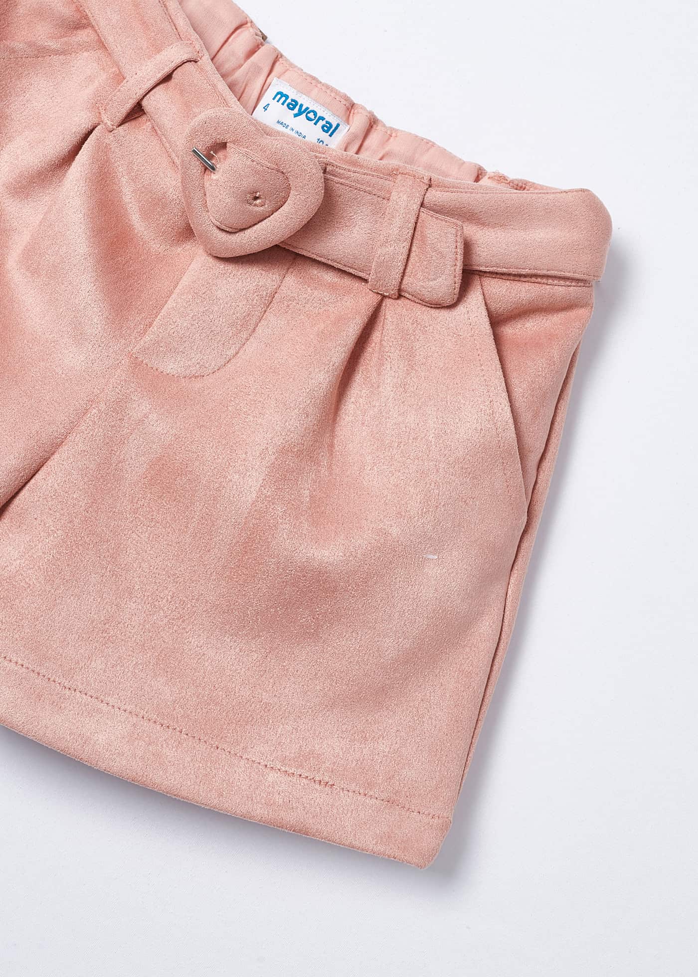 shorts de camurça para meninas