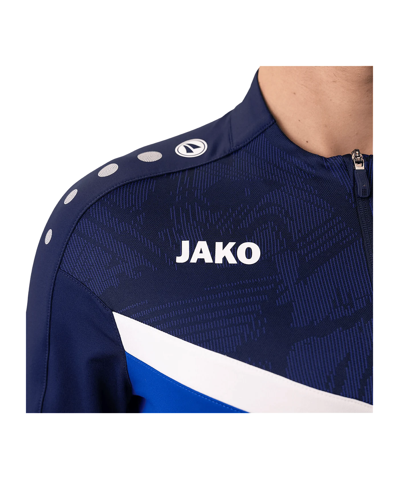 JAKO Iconic HalfZip Sweatshirt Blau F403