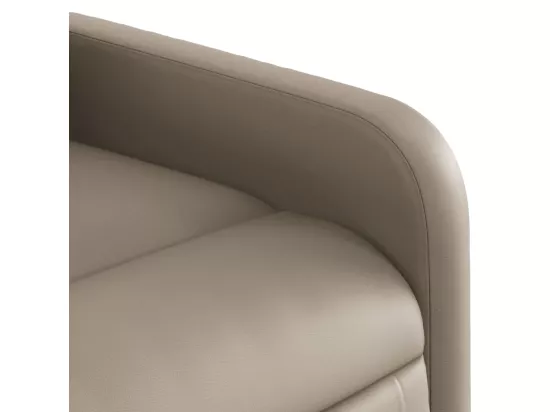 Fauteuil inclinable massant Cappuccino Similicuir
