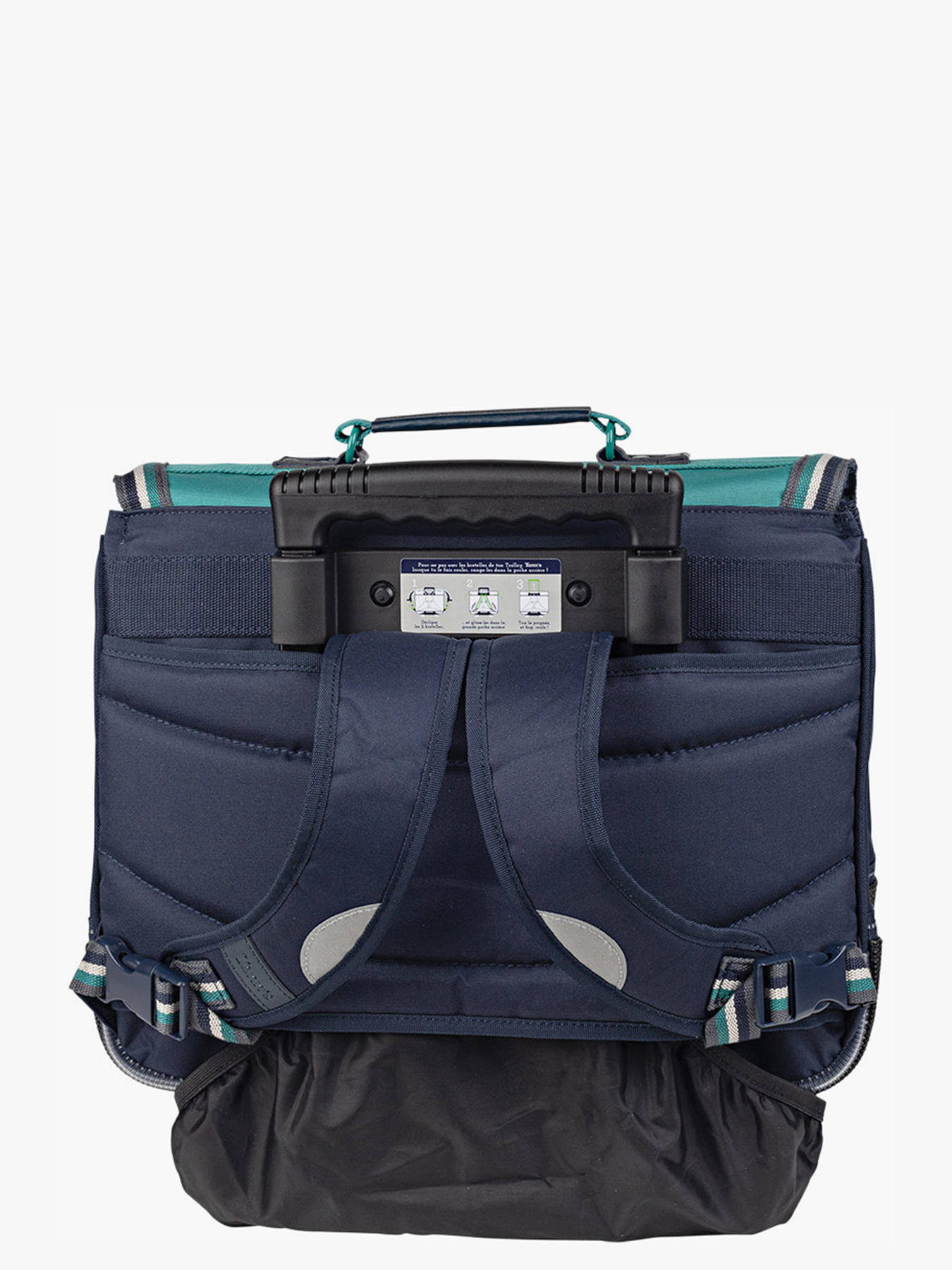 Cartable  roulettes 2 compartiments TANN'S