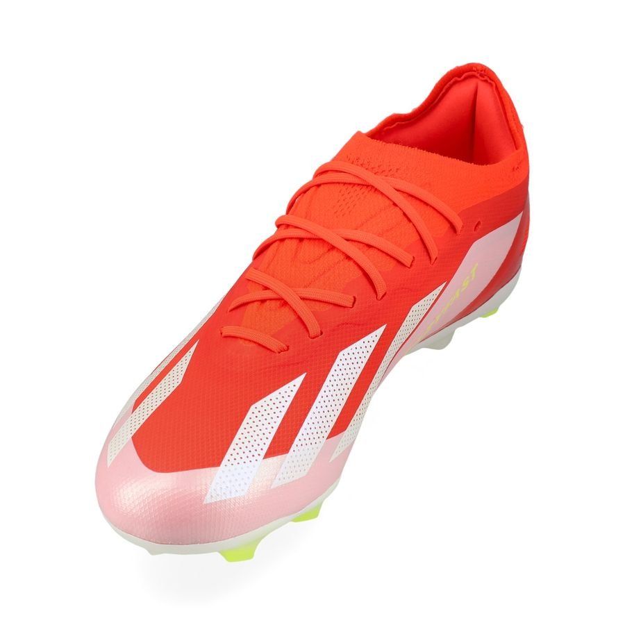 adidas X Crazyfast Elite FG Energy Citrus - Rouge/Blanc/Jaune Enfant