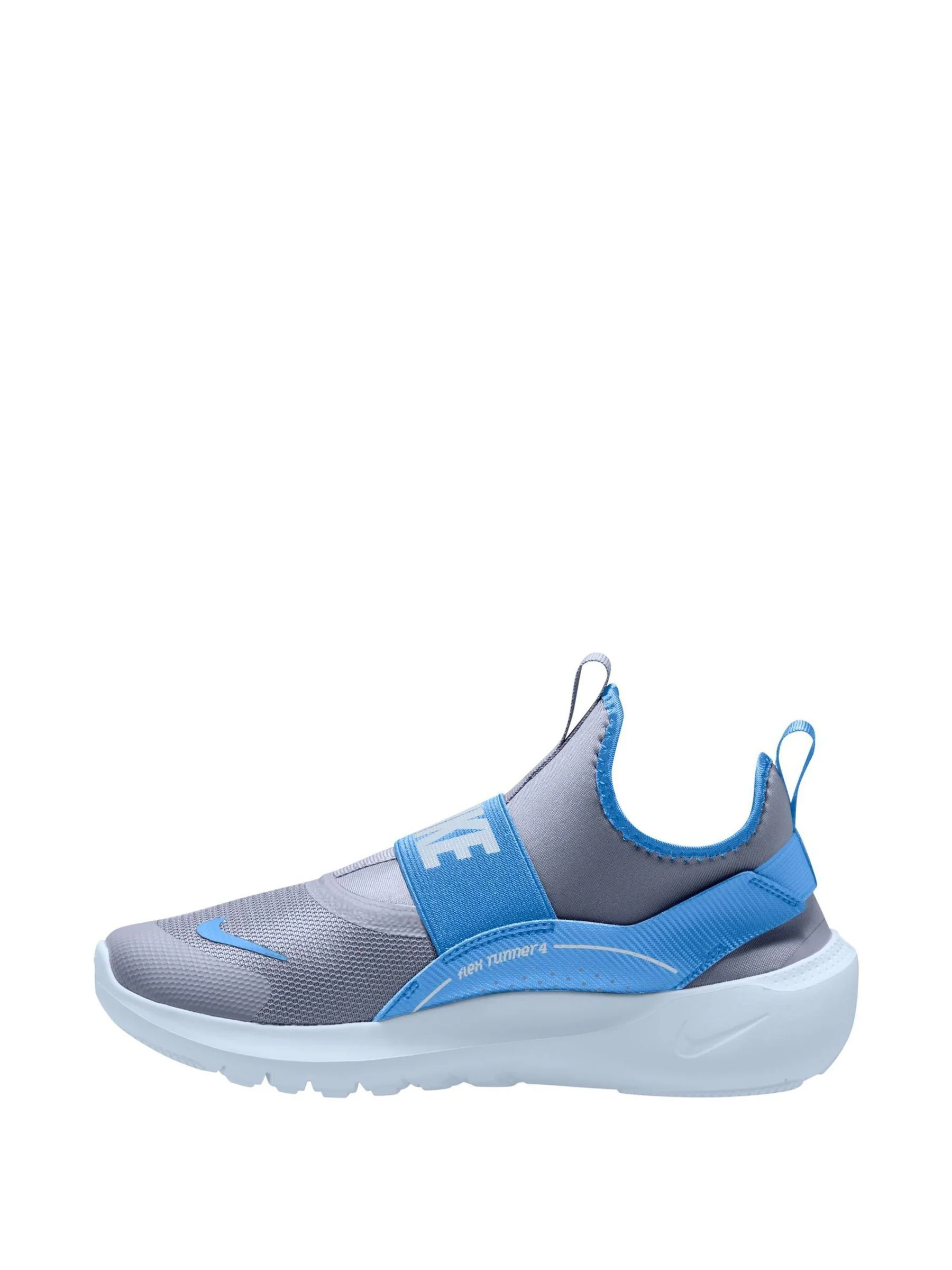 Grijs/blauw - Nike Flex Runner 4 kindersportschoenen