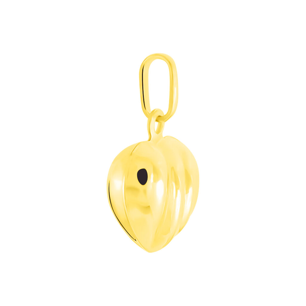 Pendentif Eudocie Coeur Stri Or Jaune