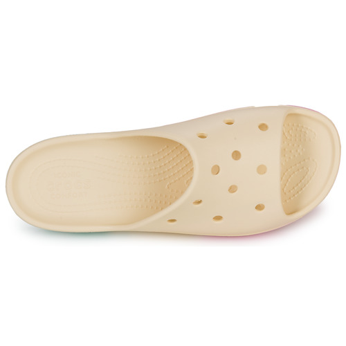 Crocs - CLASSIC PLATFORM OMBRE SLIDE - Beige