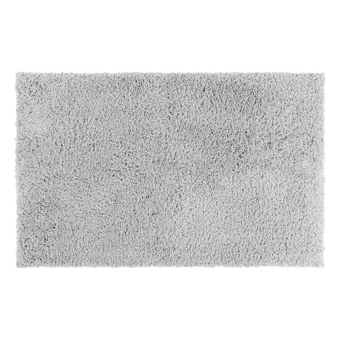 Sky Soft badmat - Rechthoekig - Antislip onderkant - Zilvergrijs / 50 x 80 cm