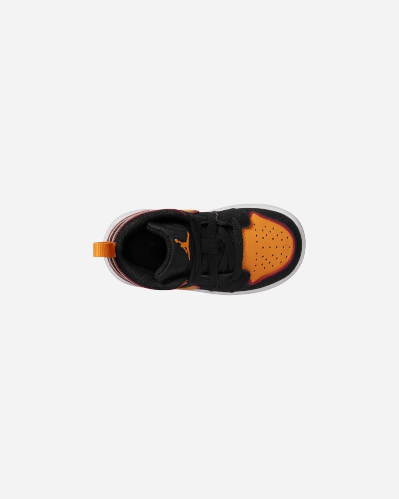 Chaussures Nike Air Jordan 1 Low SE Noir & Orange pour enfant