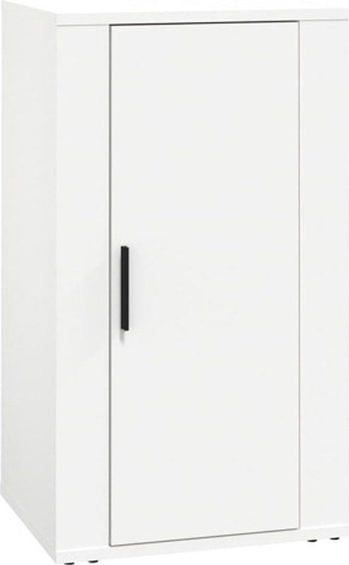 vidaXL Dressoir - Wit - Bewerkte Hout - 40x33x70 cm