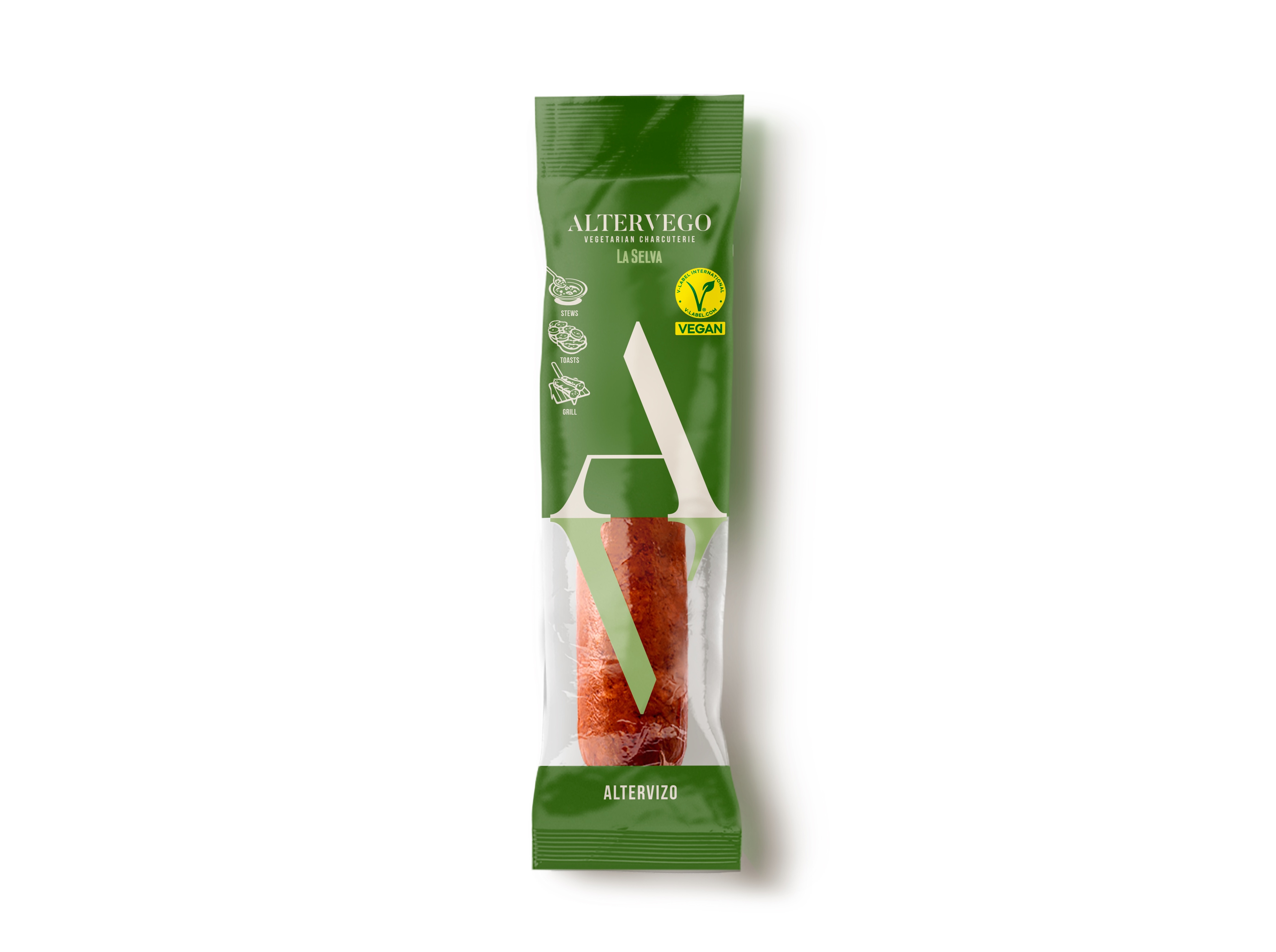 ENCHIDO VEGAN ALTERVEGO C/PROTEÍNA 90G