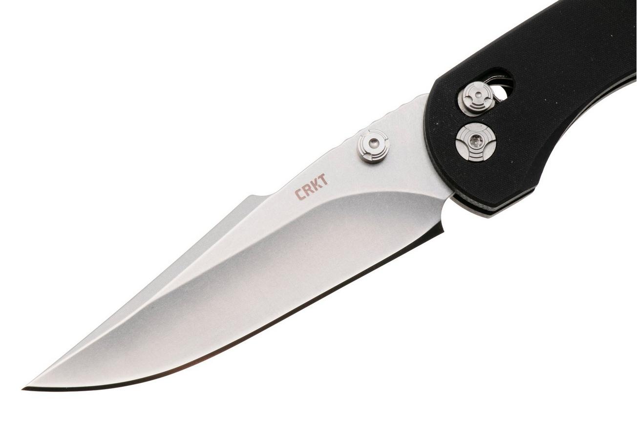 CRKT Definitive 3820 Stonewashed 154CM, Black G10, zakmes, MJ Lerch design