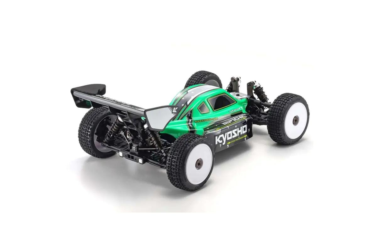 Buggy Inferno MP10e 4WD Brushless Grün, ARTR, 1:8<br>Leistungsstarker Renn-Buggy mit Brushless Antrieb im Massstab 1:8