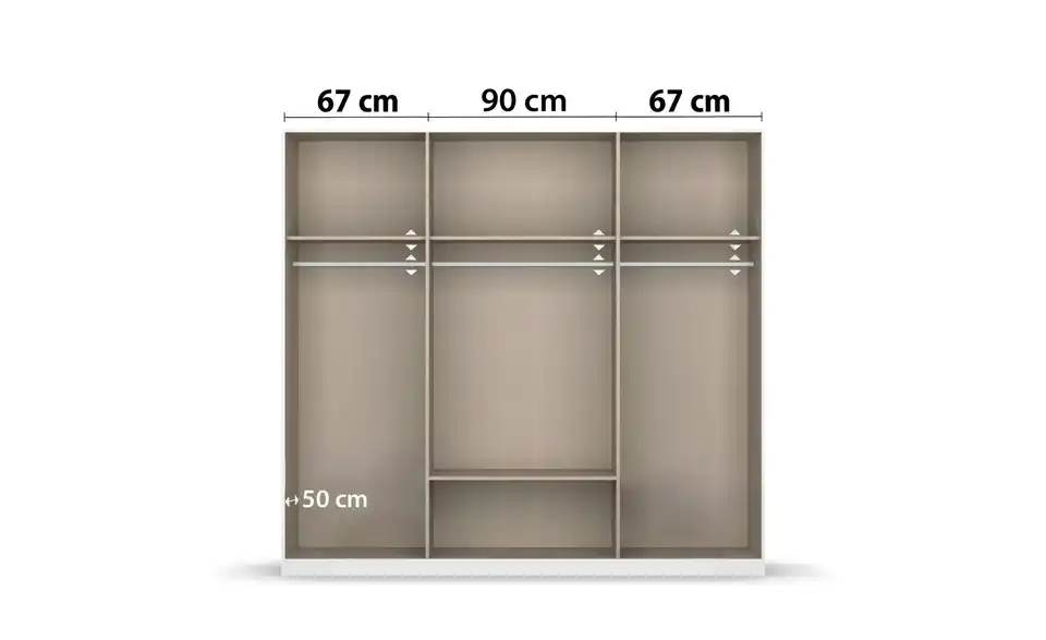 Drehtürenschrank Mosbach 6 Stück 226 cm