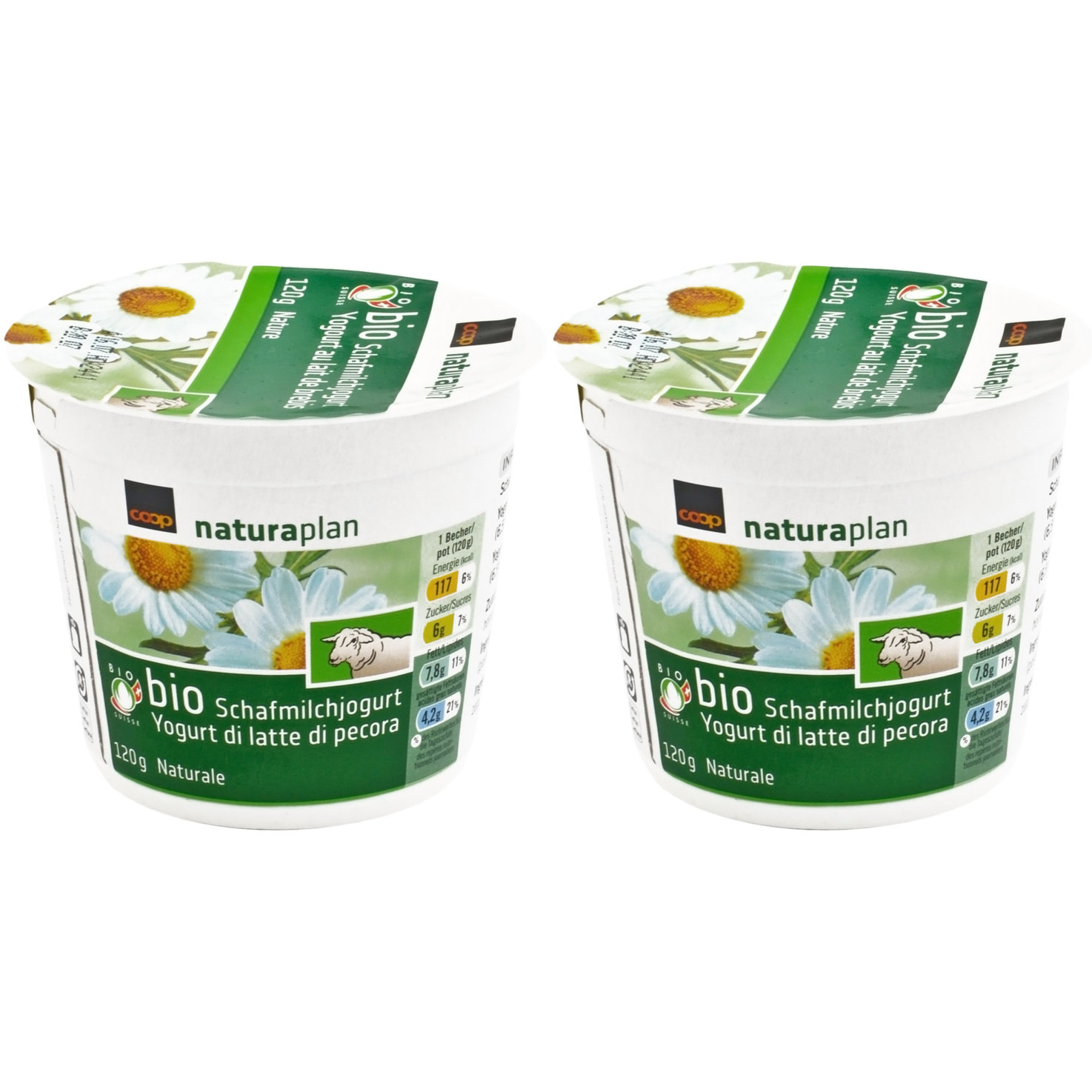 Naturaplan Bio Schafmilchjoghurt Nature 2x 120g
