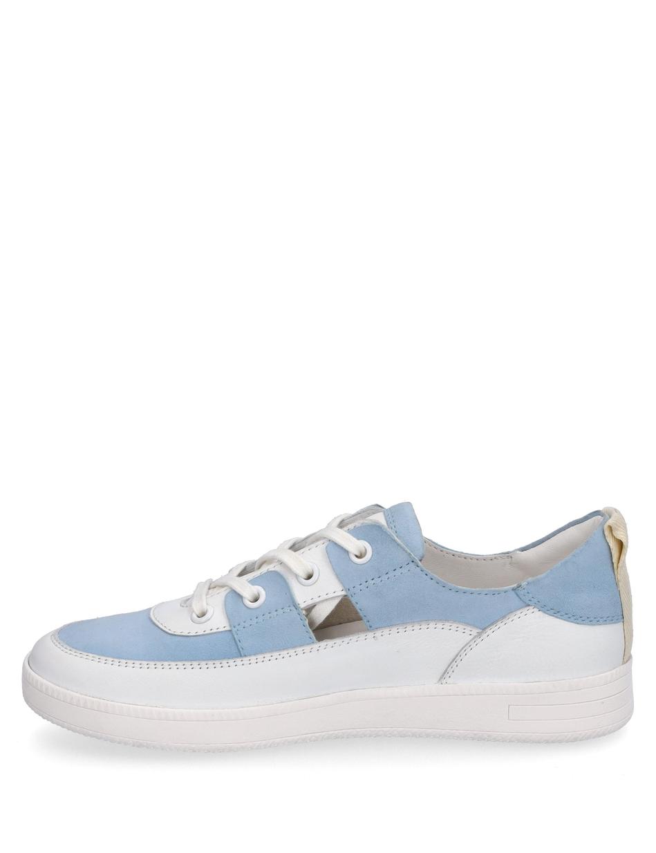 Sneaker Marling 03, weiss-skyblue