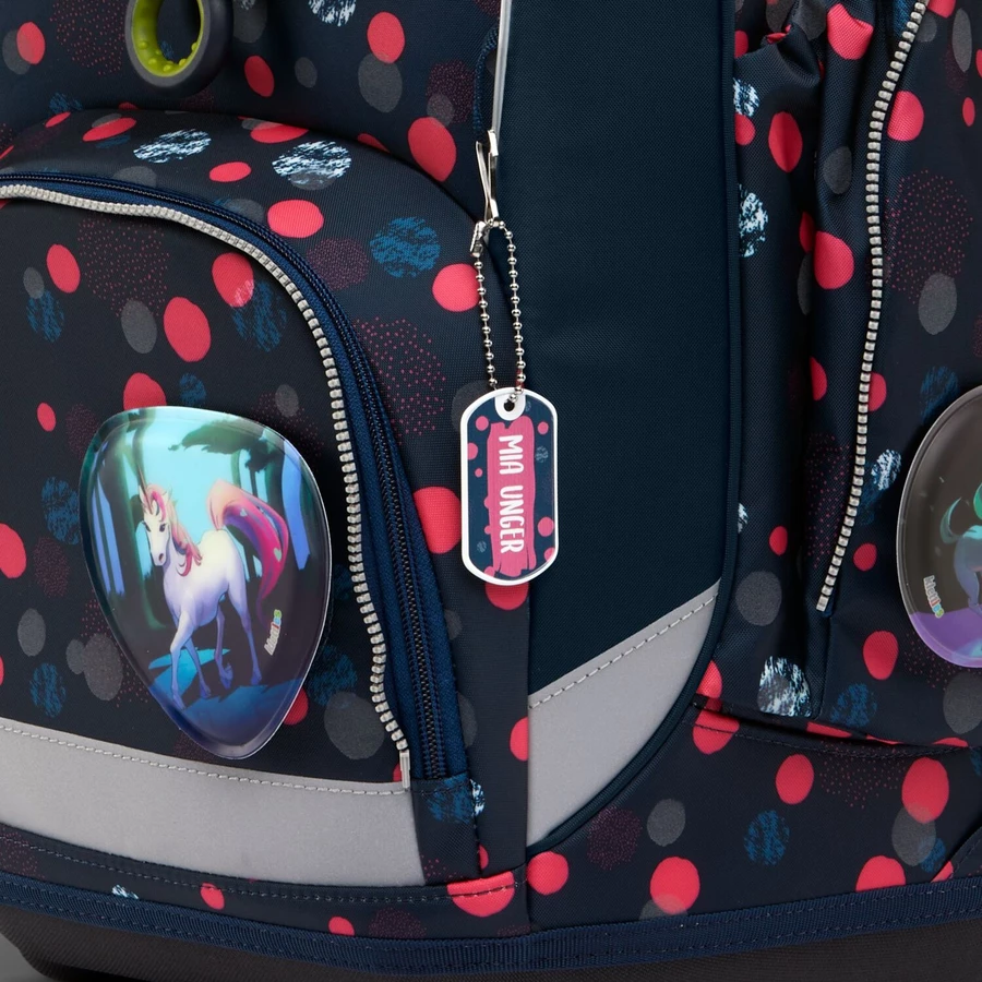 Ergobag Cubo Reflex Glow - Schulranzen Set 5tlg. Modell 2024 PhantBärsiewelt