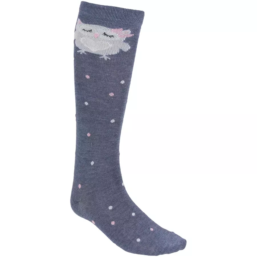 TupTam Mädchen Knielange Socken Gemustert 3er Pack rosaweiß