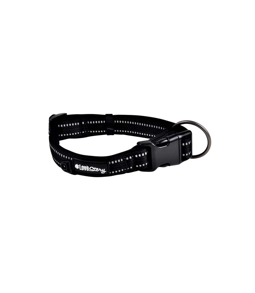 Paris Prix - Collier Pour Animaux expert Réglable 65cm Noir
