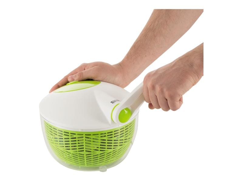 Kuhn Rikon Salatschleuder 21 cm, Grün/Weiss Salatschleuder