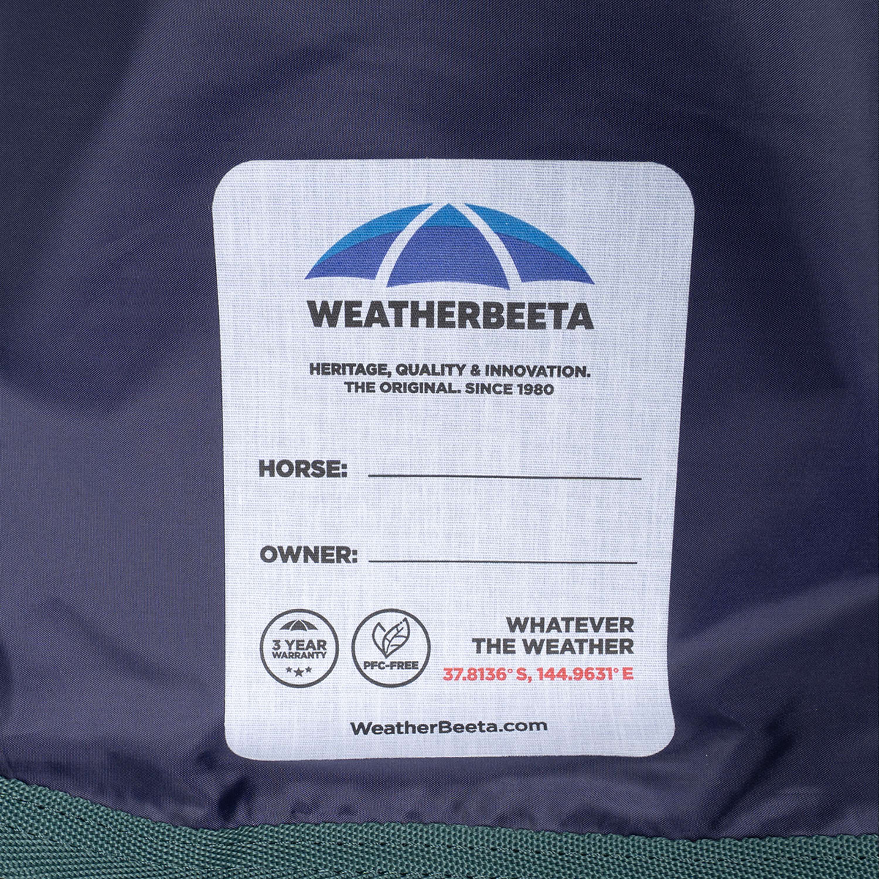 WeatherBeeta ComFiTec Plus Dynamic Turnout High Neck 100g Navy/Forest
