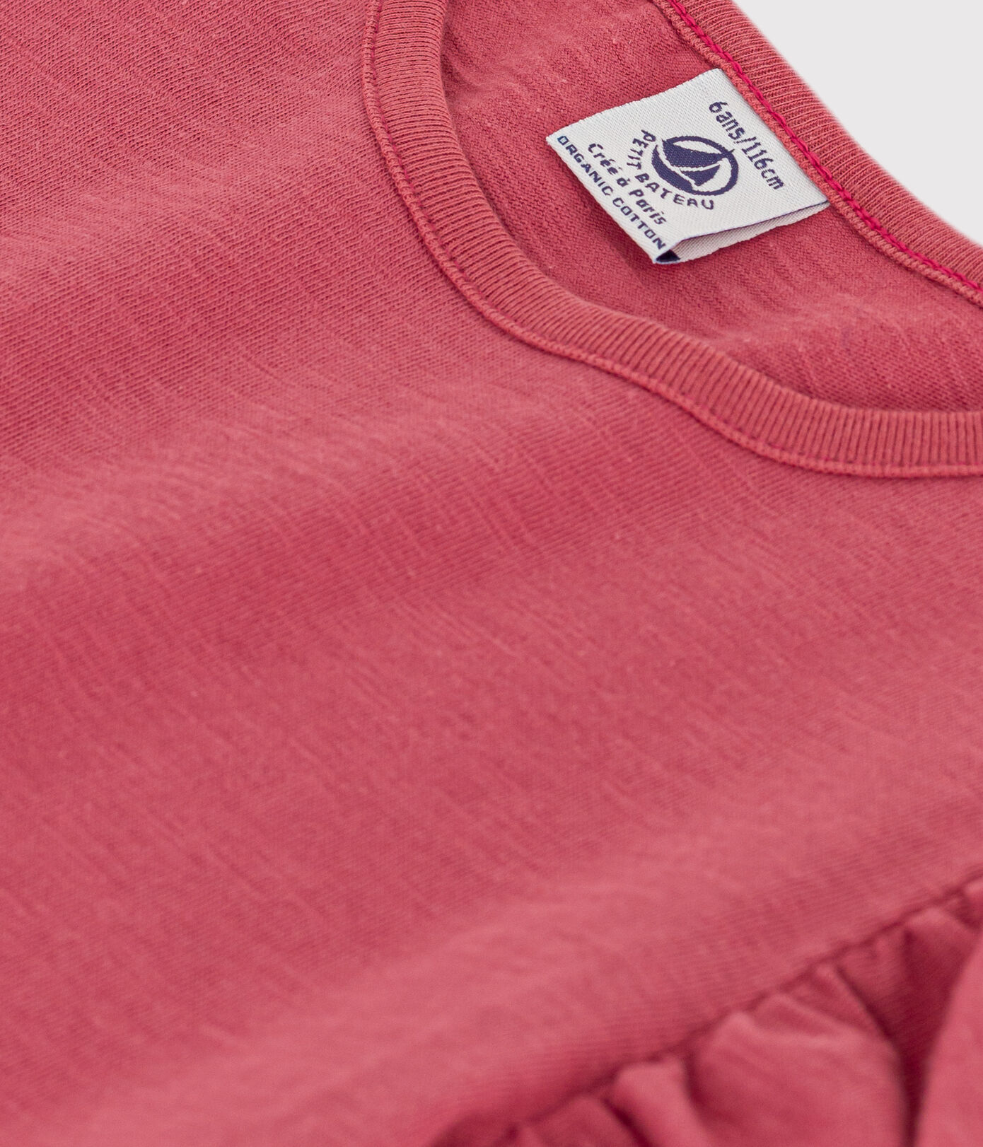 Tee-shirt manches courtes en coton enfant fille