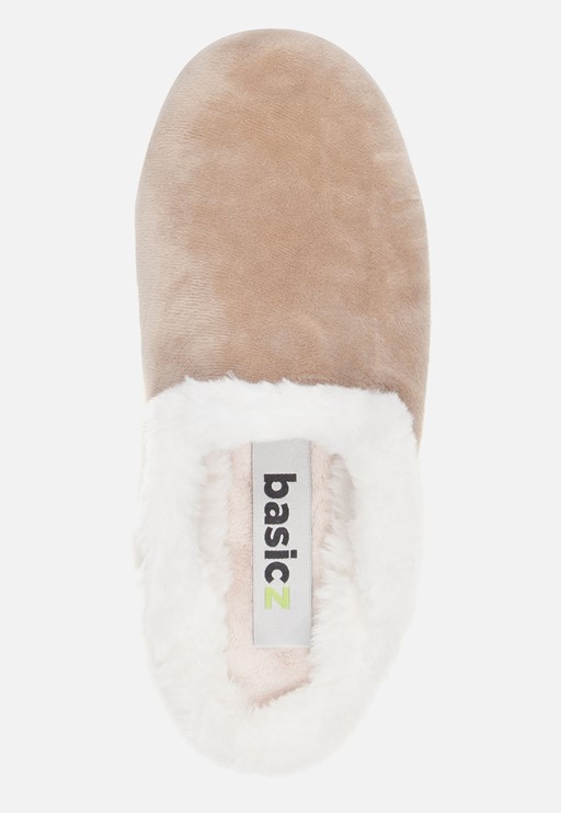 Basicz Pantoffels beige Textiel