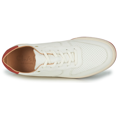 Clae - MALONE - Blanc / Rouge