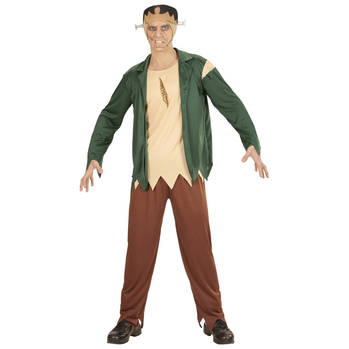 Halloween Kostuum Groen Heren Zombie