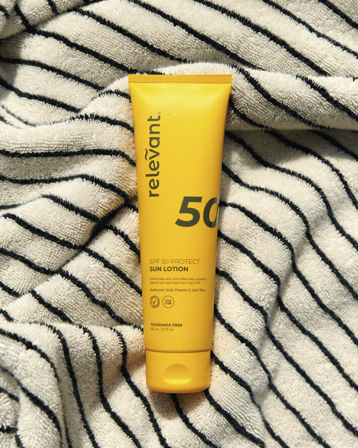 Relevant SPF50 Protect Sun Lotion Fragrance Free
