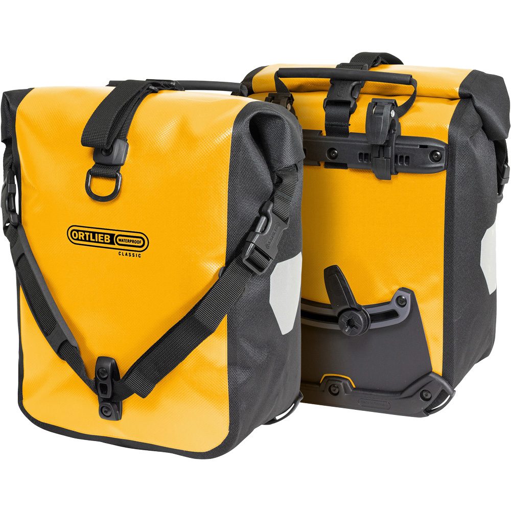 Ortlieb Sport-Roller 25l 2 Stück Fahrradtaschen sunyellow black