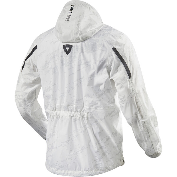 Rev'it - Veste pluie Smock Barrier Blanc
