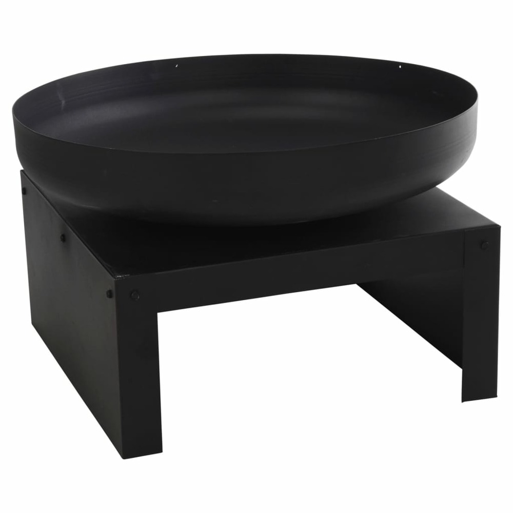 Bol à feu sur support 60 cm noir