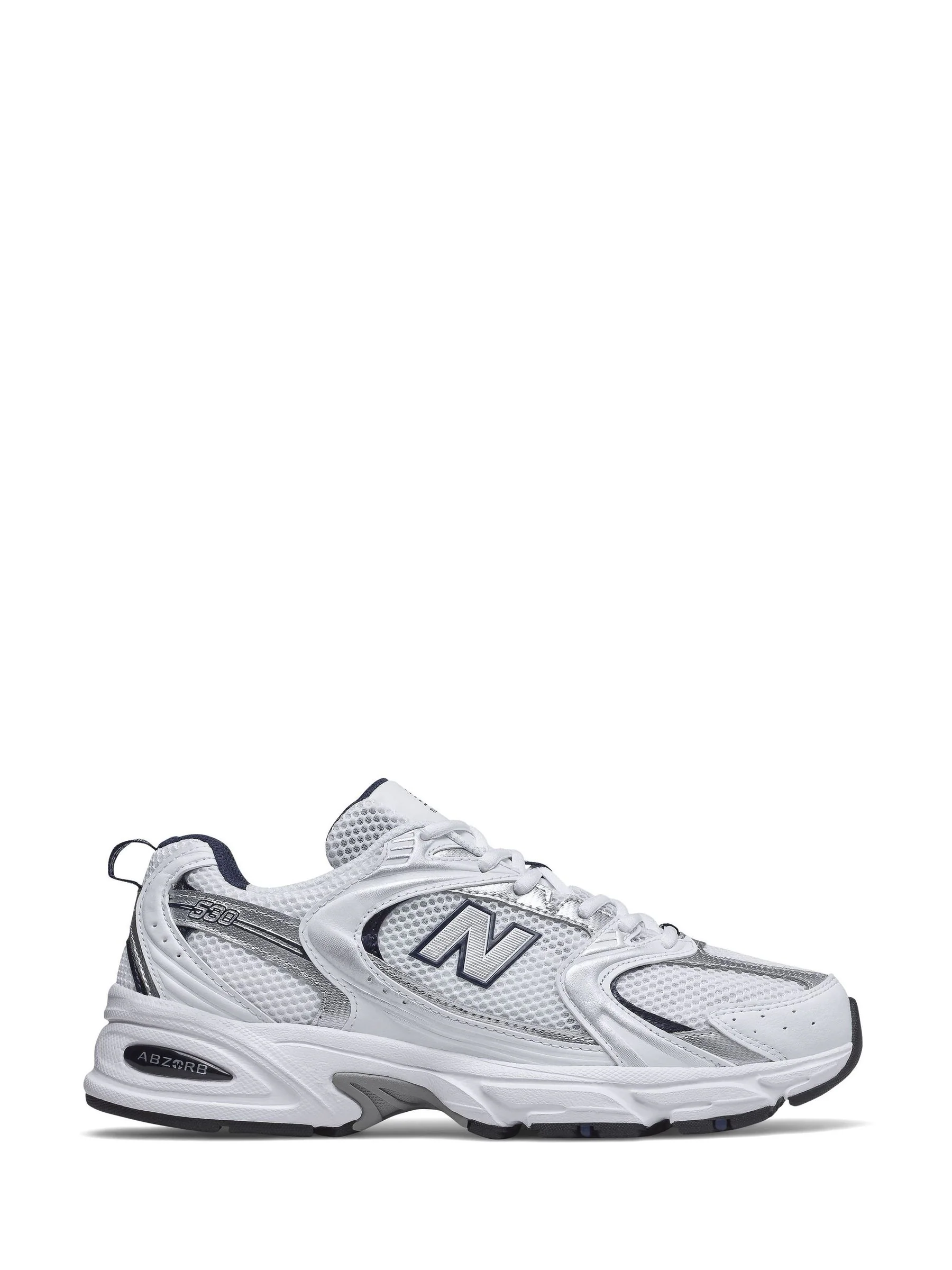 Wit/Grijs - New Balance 530 damessneakers