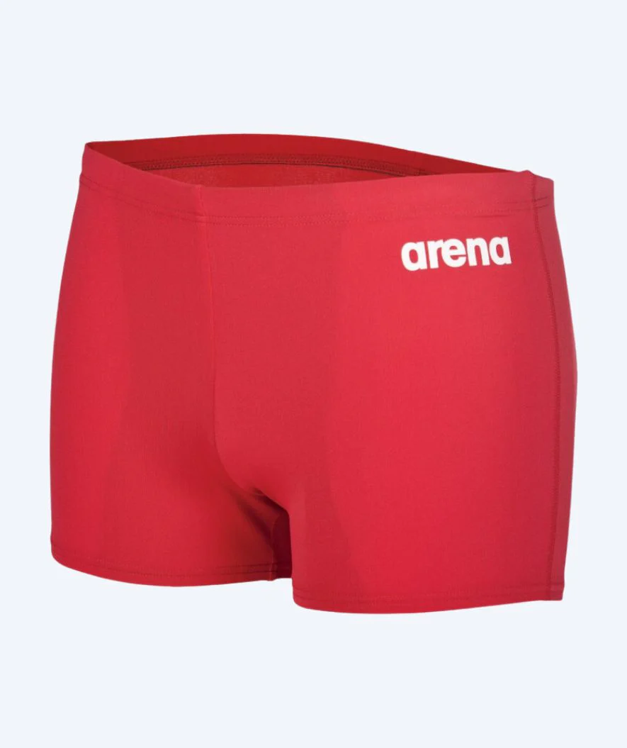 Arena trunks til mænd - Team Solid - Rød