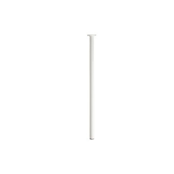 Duraline tafelpoot rond wit Ø3x70 cm