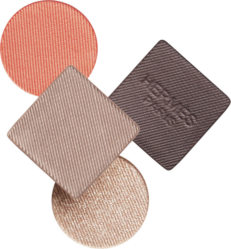 HERMÈS Ombres d'Hermès, powder quartet for the eyes refill, Ombres Fauves