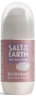 Salt Of The Earth Lavender   Vanilla Deodorant Refillable Roll-On 75ML