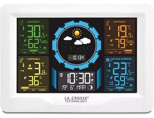 LA CROSSE TECH - Station météo WS6304 Blanc