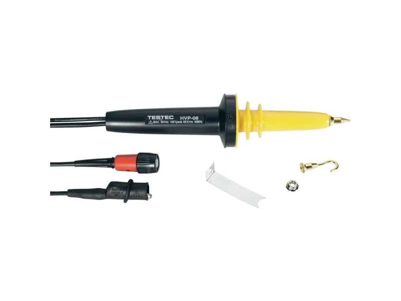 Testec TT-HVP 08 Måleprobe berøringssikker 40 MHz 1000:1 8000 V/DC, 6000 V/AC