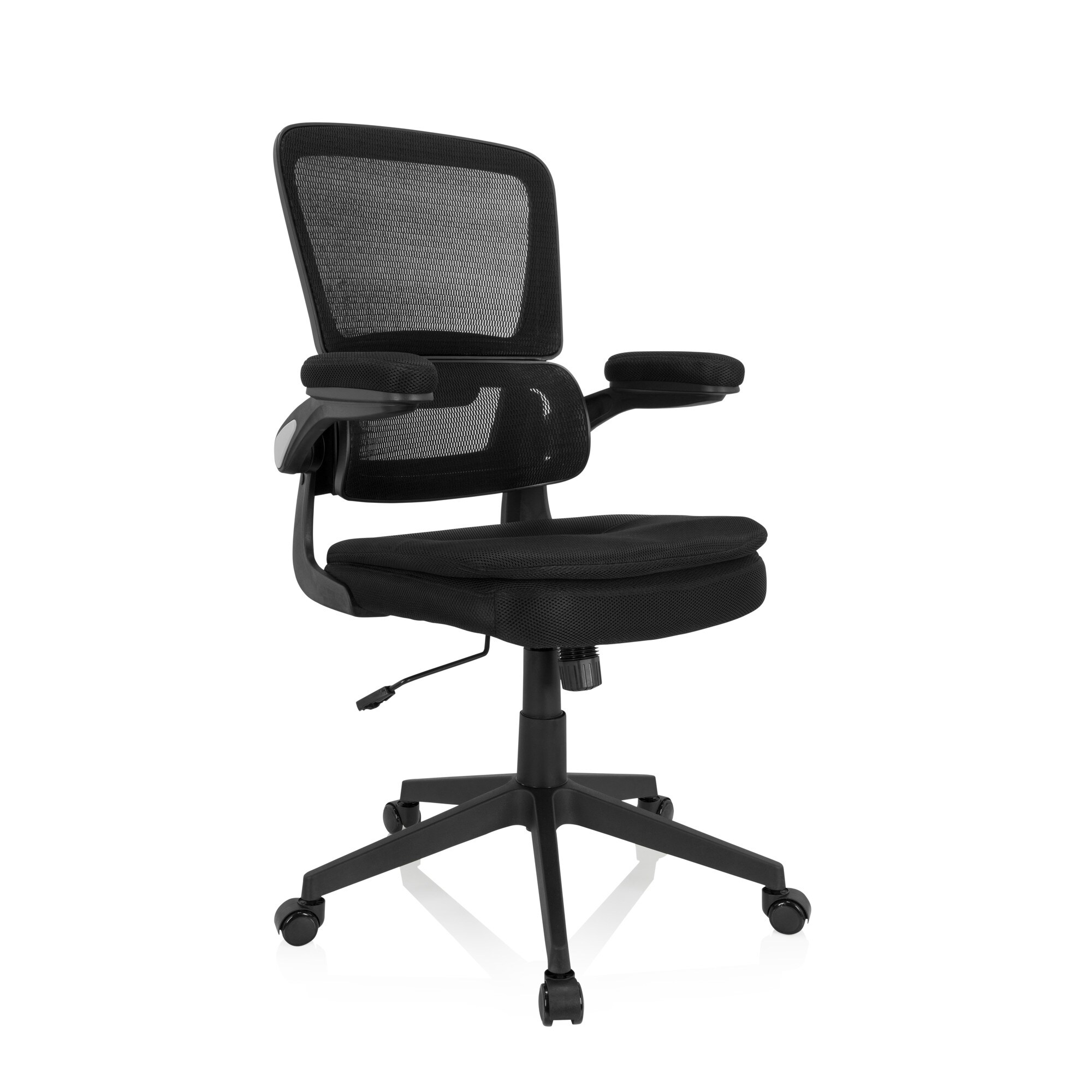 Home Office Bürostuhl RELAX HX 100 Stoff/Netzstoff mit abklappbaren Armlehnen MyBuero