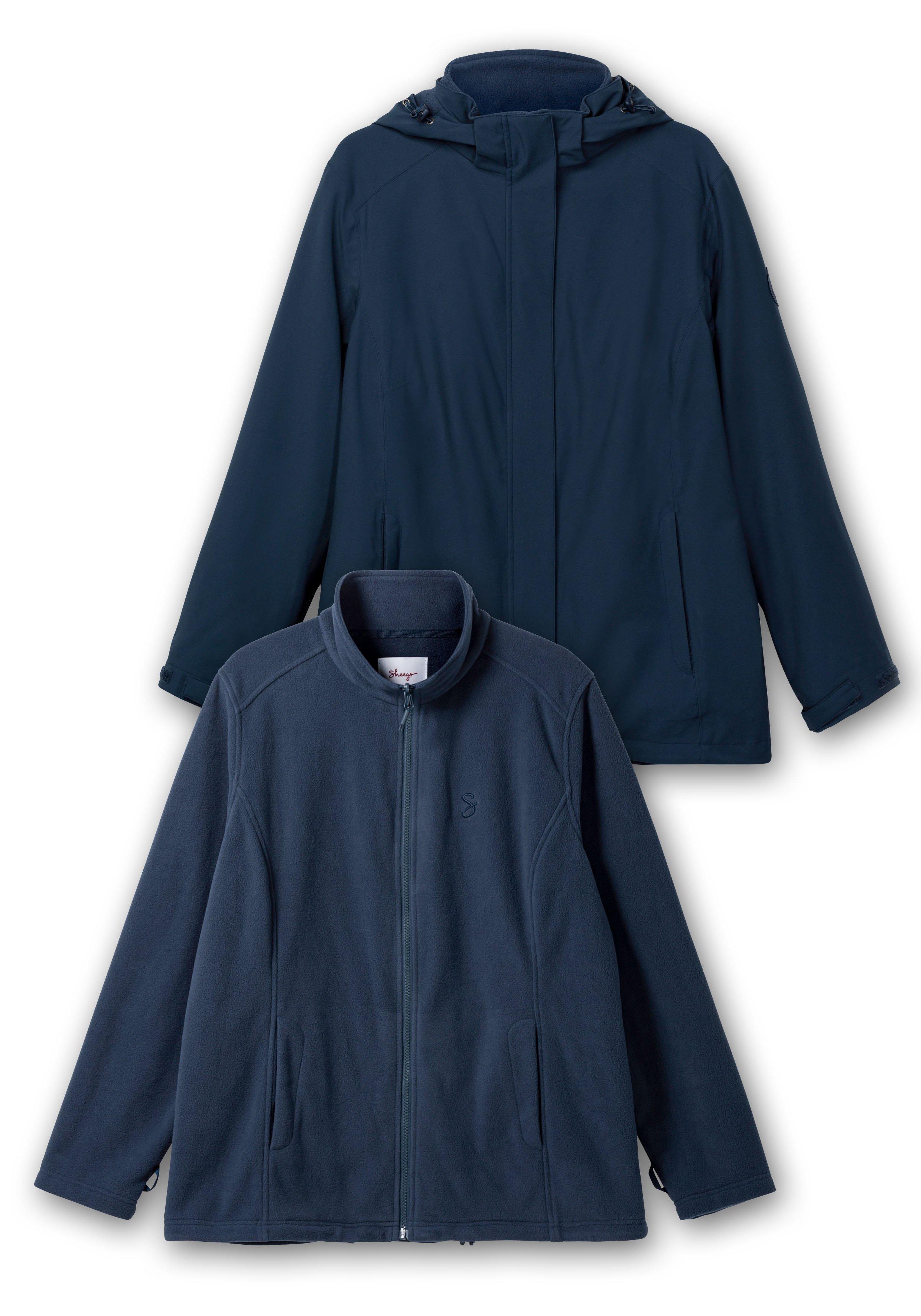 3-in-1-Winterjacke mit Fleece-Innenjacke