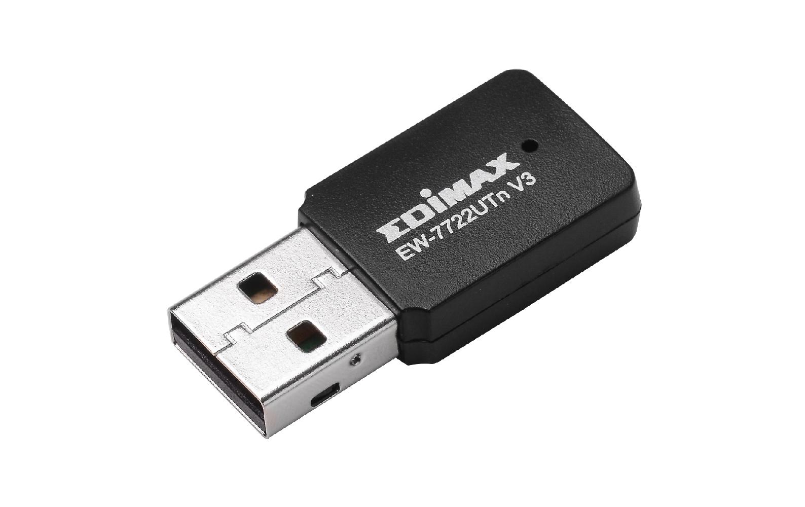 WLAN-N USB-Stick EW-7722UTN V3N300 Wi-Fi 4 Mini USB Adapter