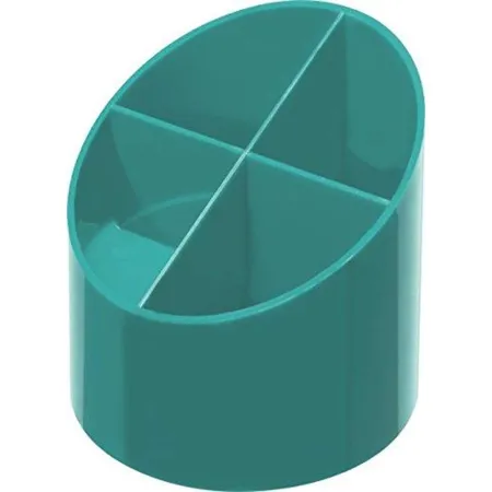 Herlitz Köcher rund hochglanz caribbean turquoise