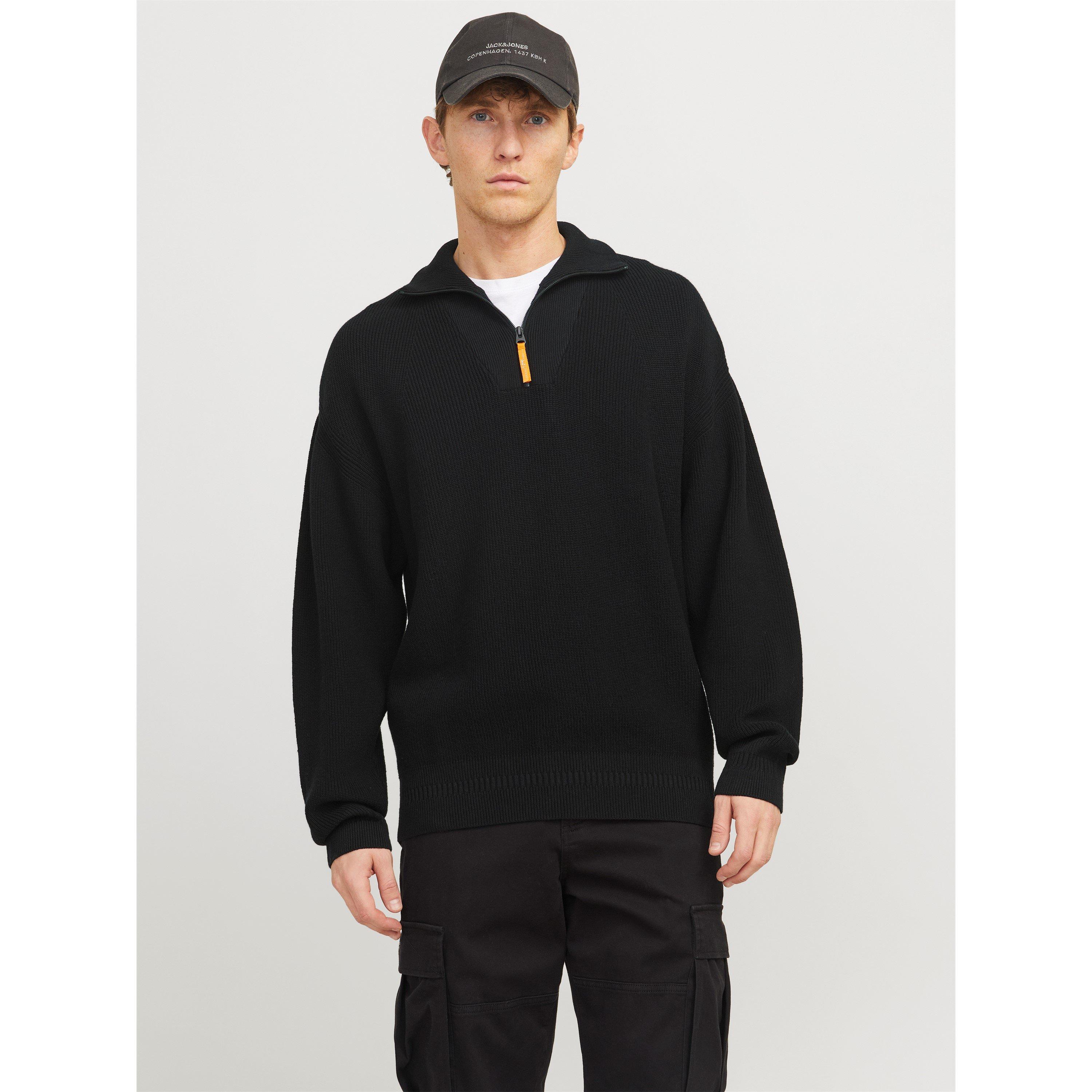 Jack and Jones JJ Half Zip Knit Mens