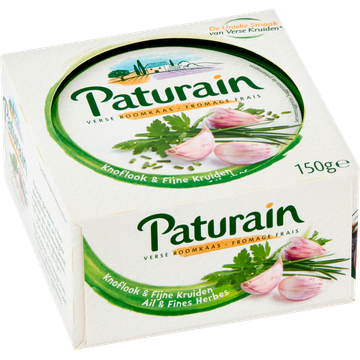 Paturain Verse Roomkaas Knoflook & Fijne Kruiden 150 g