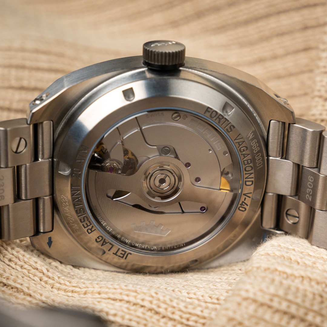 Fortis Vagabond V-40 GMT Stormy Gray