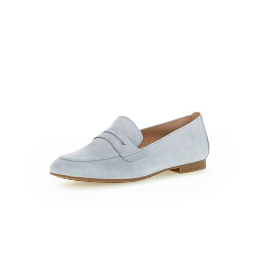 Gabor Ruskindsloafers, Aquamarin, 38.5