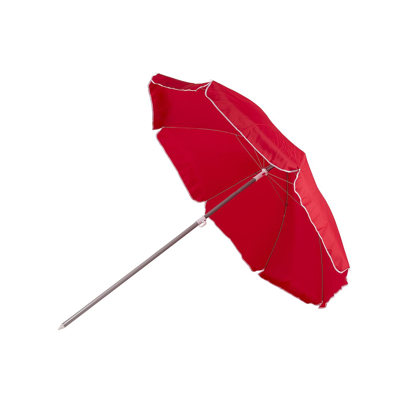 Bo-Camp Ø 200 cm parasol met knikarm - Red