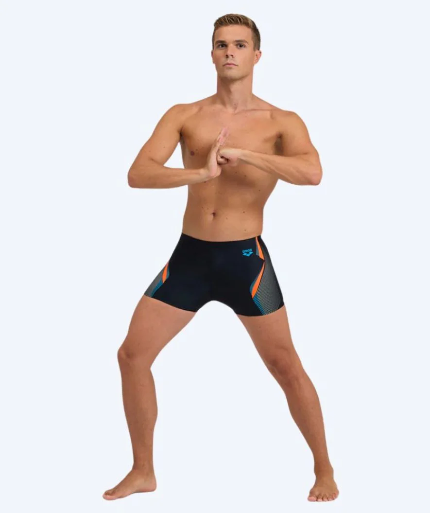 Arena trunks til mænd - Break - Sort/orange