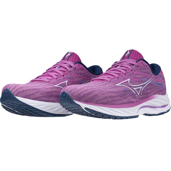 Chaussure running MIZUNO WAVE RIDER 27 W ROSEBUD/WHITE/NAVY PEONY