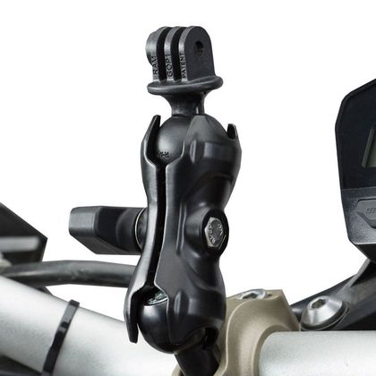 Support Smartphone SW-MOTECH UNIVERSEL AVEC ADAPTATEUR GOPRO Universel - Noir